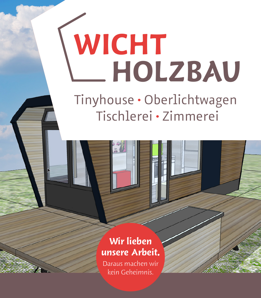 Wicht Holzbau - Tinyhouse, Oberlichtwagen, Tischlerei, Zimmerei - Evessen